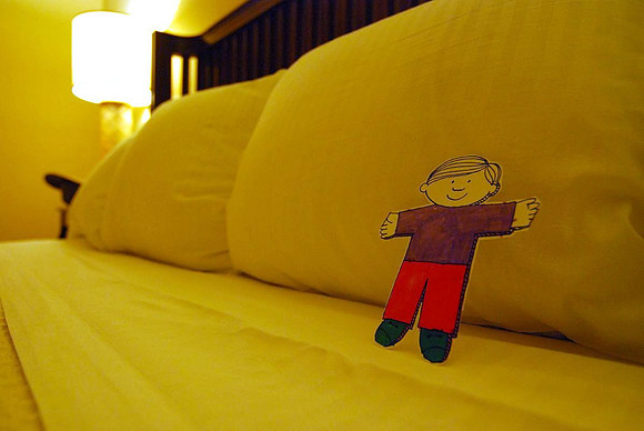 A very big bed