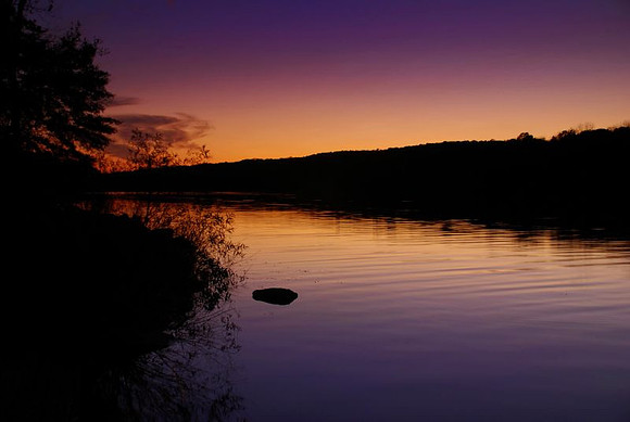 Sunset on Lake Nockamixon