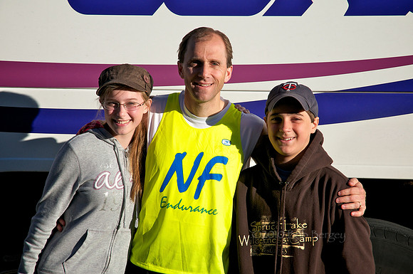 Dr. Todd Alderfer, with Kayla and Tyler